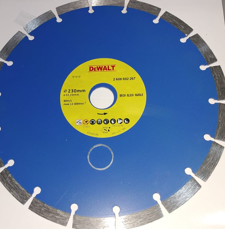 Dewalt-Diamond Disc 9" (230*22,23MM),Dry 