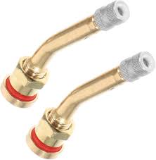 Tubeless Valve - 170Deg Bend, Brass, 70MM, V3-20-5 (Light vehicle) 