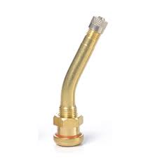 Tubeless Valve - 170Deg Bend, Brass, 90MM,  V3-20-4 (Light Vehicle)
