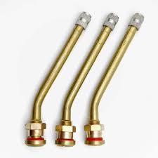 Tubeless Valve - 170Deg Bend, Brass, 110MM, V3-20-6 (Light Vehicle) 