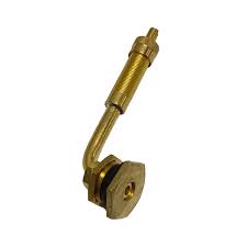 Tubeless Valve - 120Deg Bend, Brass, 113MM, 650-03 (Heavy Vehicle)