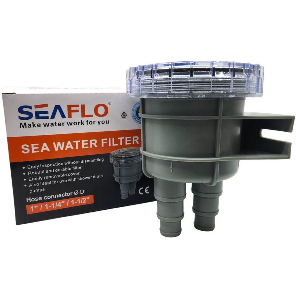 SEAFLO-Sea Water Filter SF-SWF001, 1-1/2"