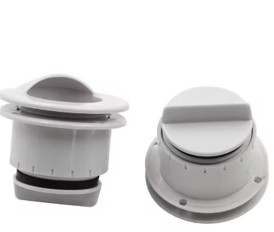 Deck Mount Drain Scupper Valve with Screw cap 60 x 85MM (Plastic)