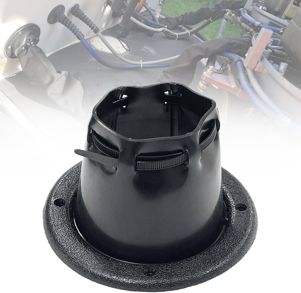 Steering Cable Rubber Boot For Marine, Black, 120 x 70MM