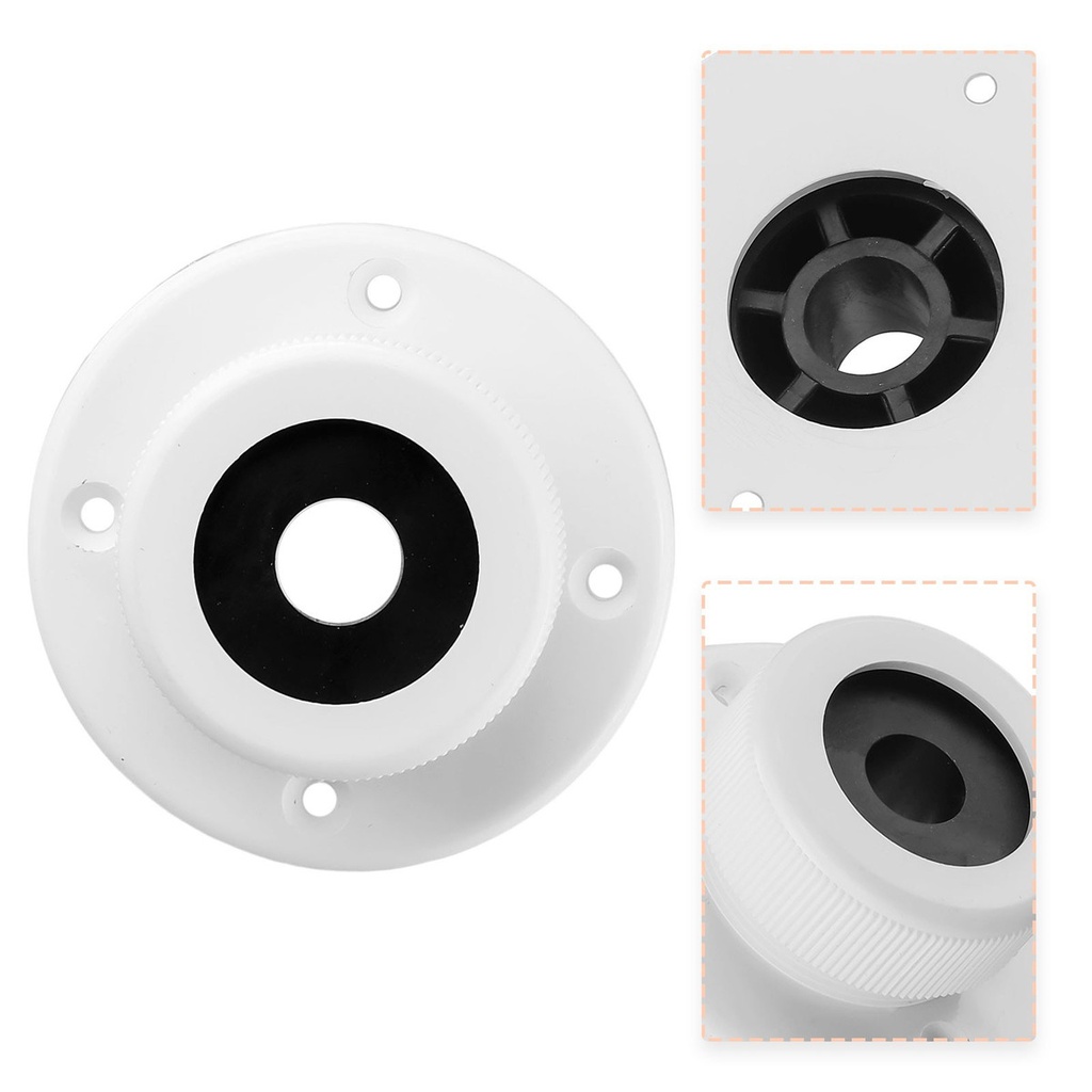 Thru Cable Outlet Cover, White, 73 x 49MM