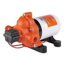 SEAFLO-Washdown Pump Kit with Coiled Hose, 70psi/4.8 bar, 12V, 1/2"-14 MNPT, SFWP1-030-070-33