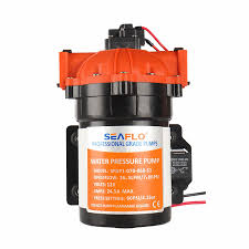 Seaflo DC Diaphragm Pump 12V, 7.0GPM/26.5LPM, 60PSI/4.1BAR, 24.5 MAX DRAW, SFDP1-070-060-53 (53 Series)