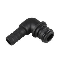 Elbow/O-ring Fitting 41F001 (3/4" QA x 1/2" Barb)