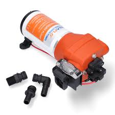 Diaphragm Pumps (Long) 12V, 4.5GPM/17.0LPM, 12.13 A MAX DRAW, 40PSI/2.8BAR, SFDPA1-045-040-41 (41 Series)