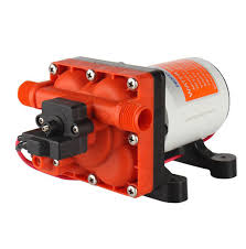 Diaphragm Pump (Long) (Fresh Water) 12V, 5.0GPM/18.9LPM, 15A MAX DRAW, 55PSI/3.8BAR, SFDP1-050-055-42 (42 Series)