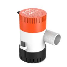 Seaflo Bilge Pump 24V, 1100GPH, OD: 1-1/8" (29MM), 1.8A, 4.0A Max Draw, 15.7' (4.8Mtr) Head, 1M/3.0' Wire Lead,  SFBP2-G1100-01 (01 Series)