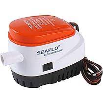 SEAFLO-Automatic Bilge Pump 24V, 1100GPH, OD: 1-1/8" (29MM), 1.8A, 4.0A Max Draw, 1M/3.0' Wire Lead, SFBP2-G1100-06 (06 Series)