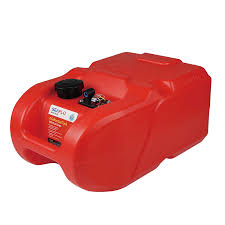 SEAFLO-Portable Marine Boat Fuel Tank With Gauge 6Gal/24Ltr, SFGT-24-01, Red