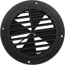 SEAFLO-Vent Cover with Two Blades, SFVC1-02, Black