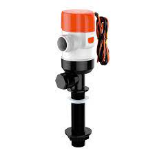 SEAFLO-Livewell/Baitwell Pump 12V, 1100GPH, OD: 3/4" (19MM) 1-1/8" (29MM), 4.0A, 1M/3' Wire Lead, SFBP1-G1100-13C (13C Series)