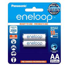 Panasonic Battery AA, Rechargeable (2Pcs/Pkt)