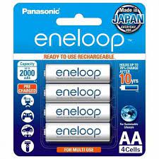Panasonic Battery AAA, Rechargeable (4Pcs/Pkt)