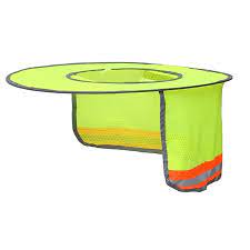 Sun Shield for Safety Helmet, Yellow