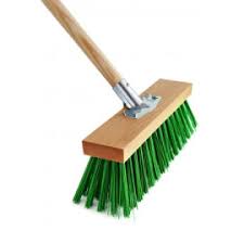Hard Broom Brush with Metal Holder 30 x 60CM