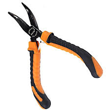 Asaki Mini Nose Pliers Bent 5", AK-8366
