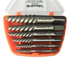 ASAKI Broken Screw And Bolt Removal Bit (6Pcs/Set) AK-3688 