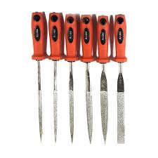 Asaki Needle File Kit (Heavy Duty) 5 x 180MM, (6Pcs/Set) AK-3903