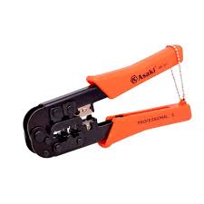 Asaki Modular Plug Crimping Tool, 8P, AK-0336