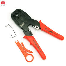 Asaki Modular Plug Crimping Tool 4P/6P/8P, AK-9003