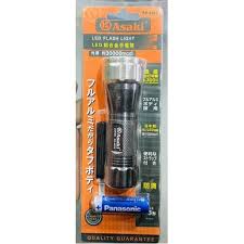 ASAKI Mini Aluminum Alloy LED Flash Light 0.5W, AK-4035, (Single Section)