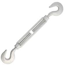 Turnbuckle - Hook & Hook, GI, 1-1/4" x 24"