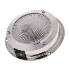 Marine Light, 12V, E012024, 5-3/8", (SS304) White Light