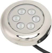 Marine Light, SS316, E019121S, White, 6*3W, 92.2*22MM