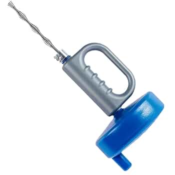 Hand-Cranked Toilet Sewer Draining Tool, Green, 10mtr