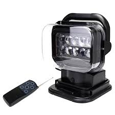 Marine Searching LED Light 12/24V, Black