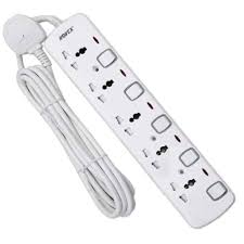 EliteElegance-Electrical Socket Extension BWN65 6Way 3x1.25mmx2/ 5M Wire 