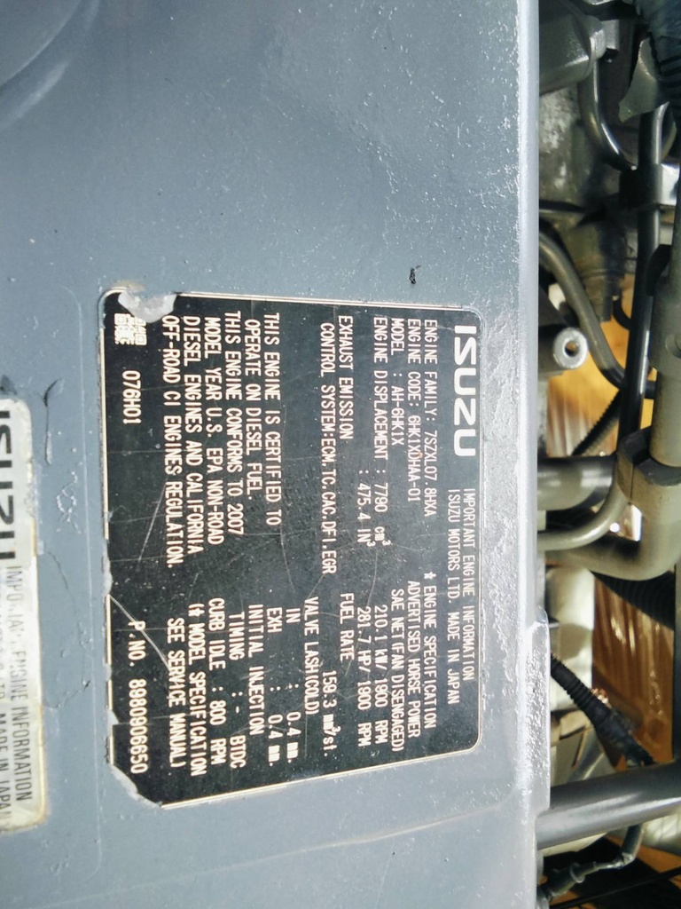 Engine (Isuzu) CH-6HK1 XKSC-01