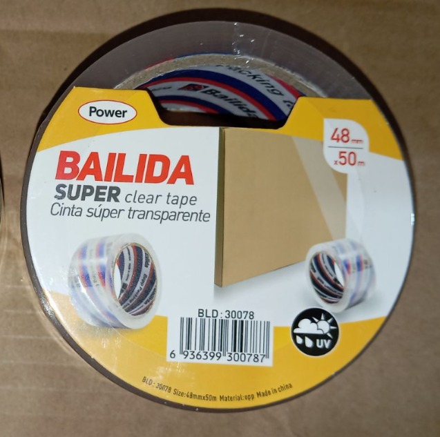 Bailida Packing Tape 45MIC x 48MM x 50M