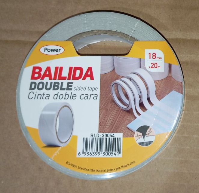 Double Sided Tape 18MM x 20M- BAILIDA