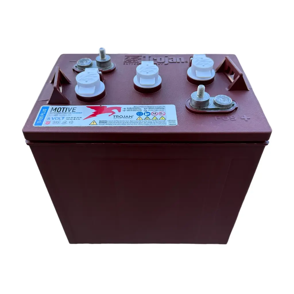 Battery Superior Cycling Flooded 6V T-105 PLUS (Made in USA)  - Torjan