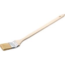 Radiator Paint Brush, Brass Ferrule 25MM, Imported Beechwood Handle Brand: MJ TOOLS