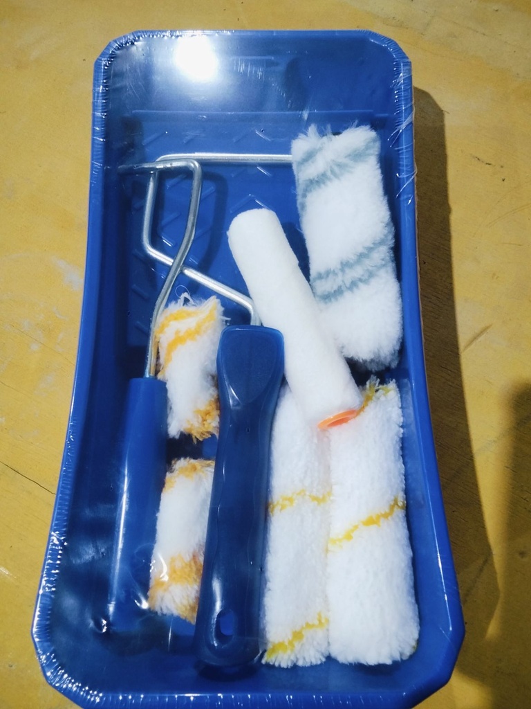 Paint Roller 9-PACK 4" Tray Kit Brand: MJ TOOLS
