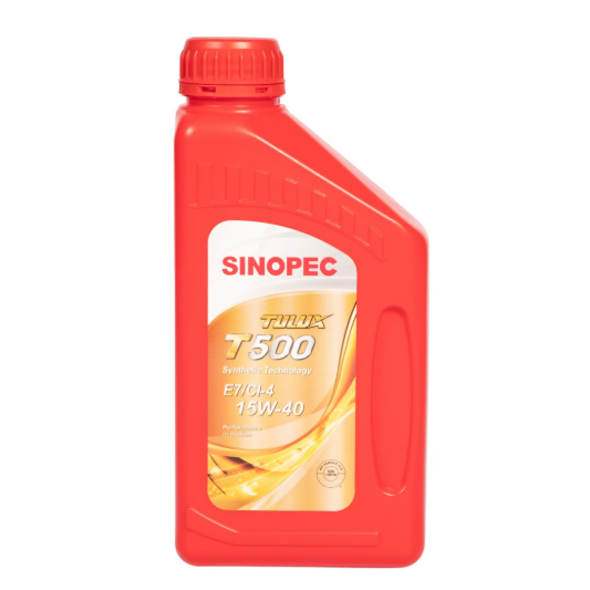 Sinopec Diesel Engine Oil Tulux T500 E7/CI-4 15W-40 (1L)