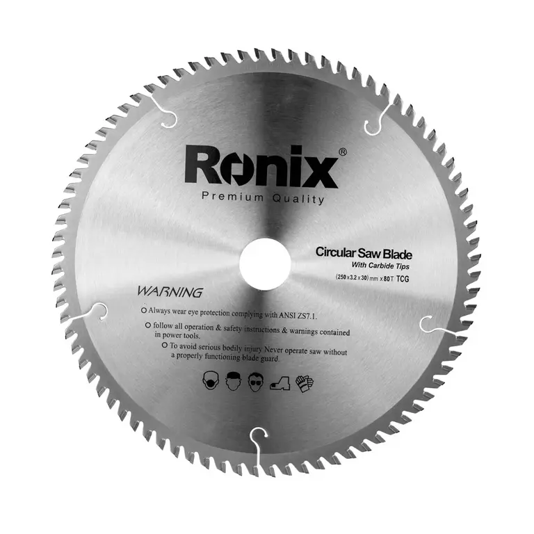 Ronix Circular Saw Blade 250x80T-MDF Model: RH-5112