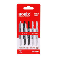Ronix Jigsaw Blade Set (5pcs) T-SHANK MIXED Model: RH-5608