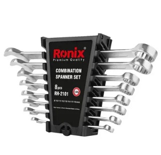 Ronix Combination Spanner 8Pcs + Plastic Rack Model: RH-2101
