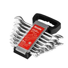 Ronix Double Open End Spanner/Wrench 8Pcs+Plastic Rack Model: RH-2252
