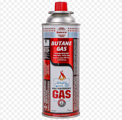 Butane Gas (Lighter Gas) 395ML Brand: Asmaco 