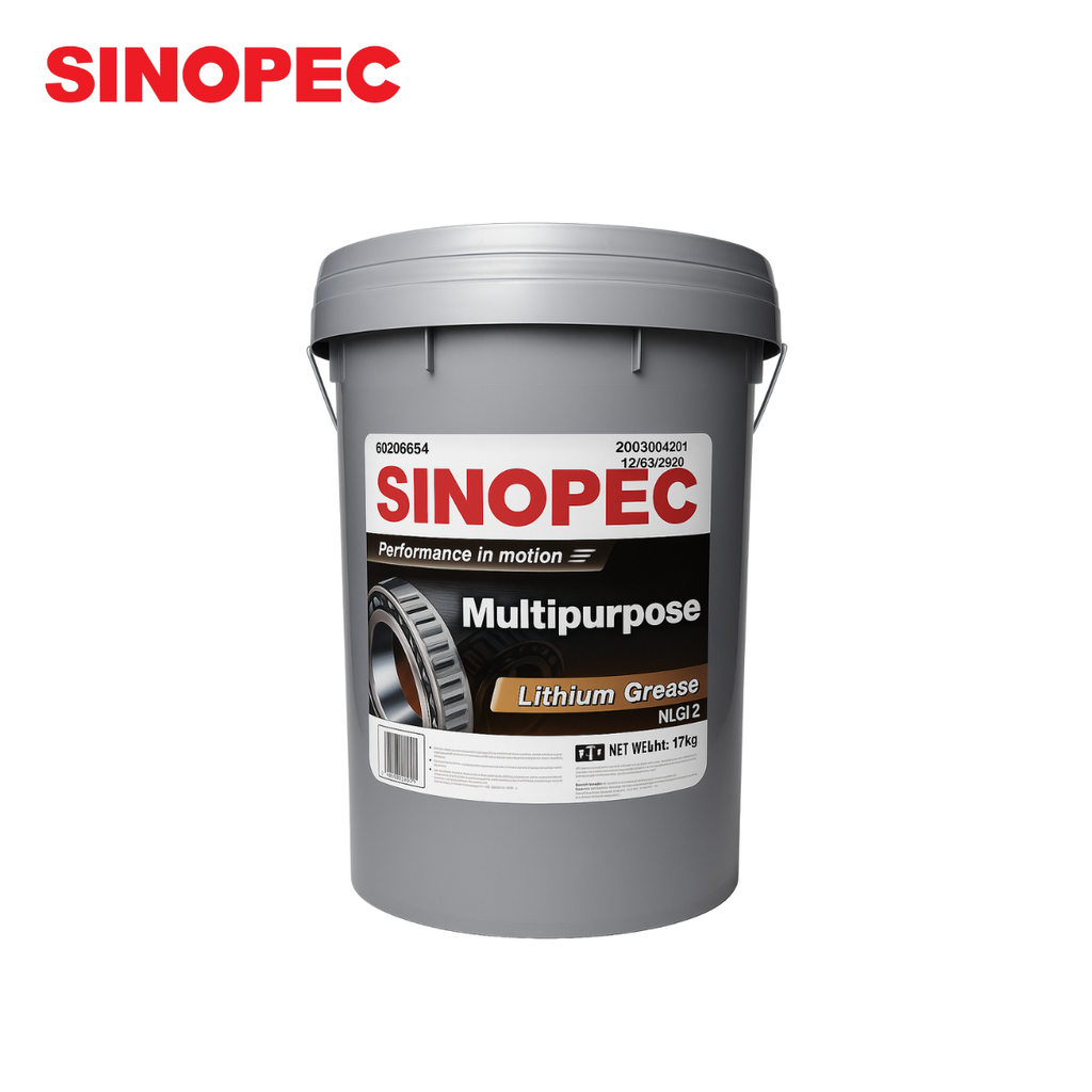 Sinopec Multipurpose Lithium Grease NLGI2,17Kg (Natural)