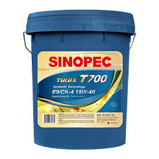 Sinopec Diesel Engine Oil, Tulux T700, E9/CK-4,15W-40,18Ltr 