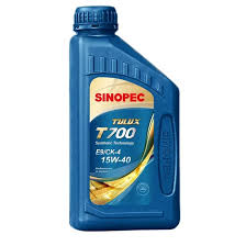 Sinopec Diesel Engine Oil, Tulux T700, E9/CK-4,15W-40, (1L x 12)  